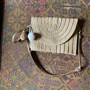 Raffia handbag